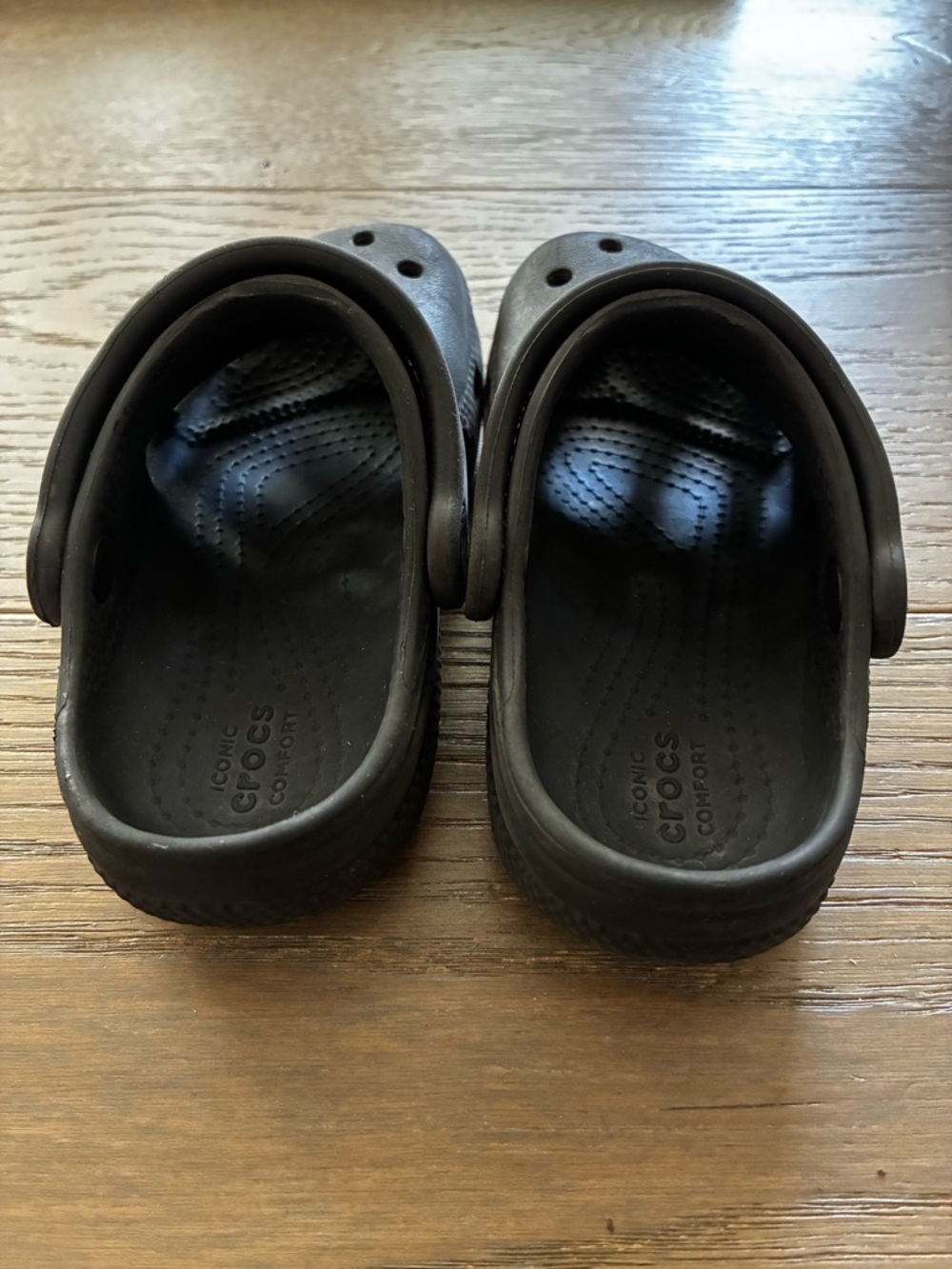 CROCS Kids Classic Clog - Black Size 9 Toddler - Picture 6 of 7